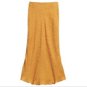 Banana Republic Leopard Midi Skirt